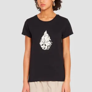 Volcom Radical Daze T-Shirt Black - Womens