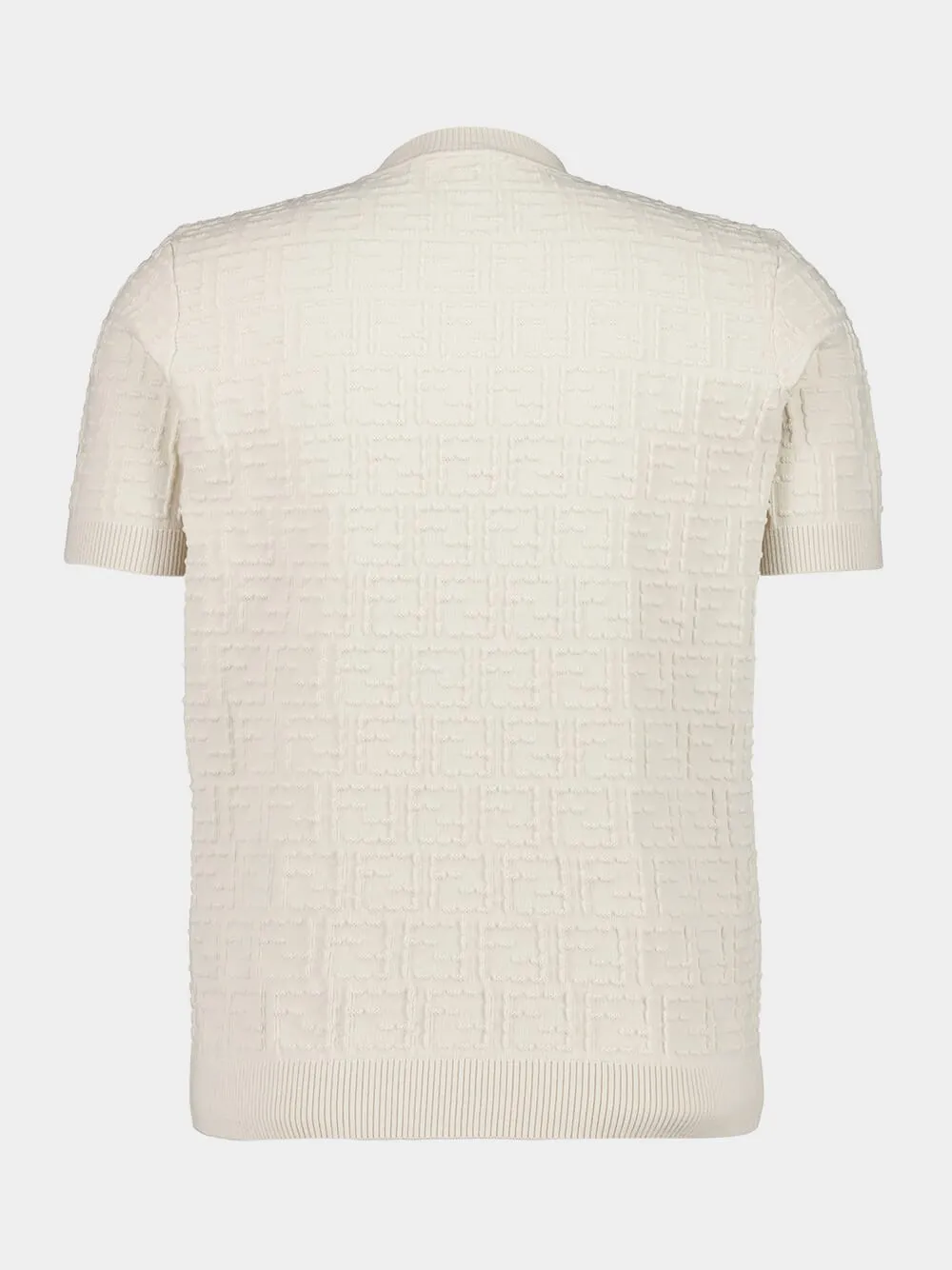 White FF Selleria Cotton Pullover