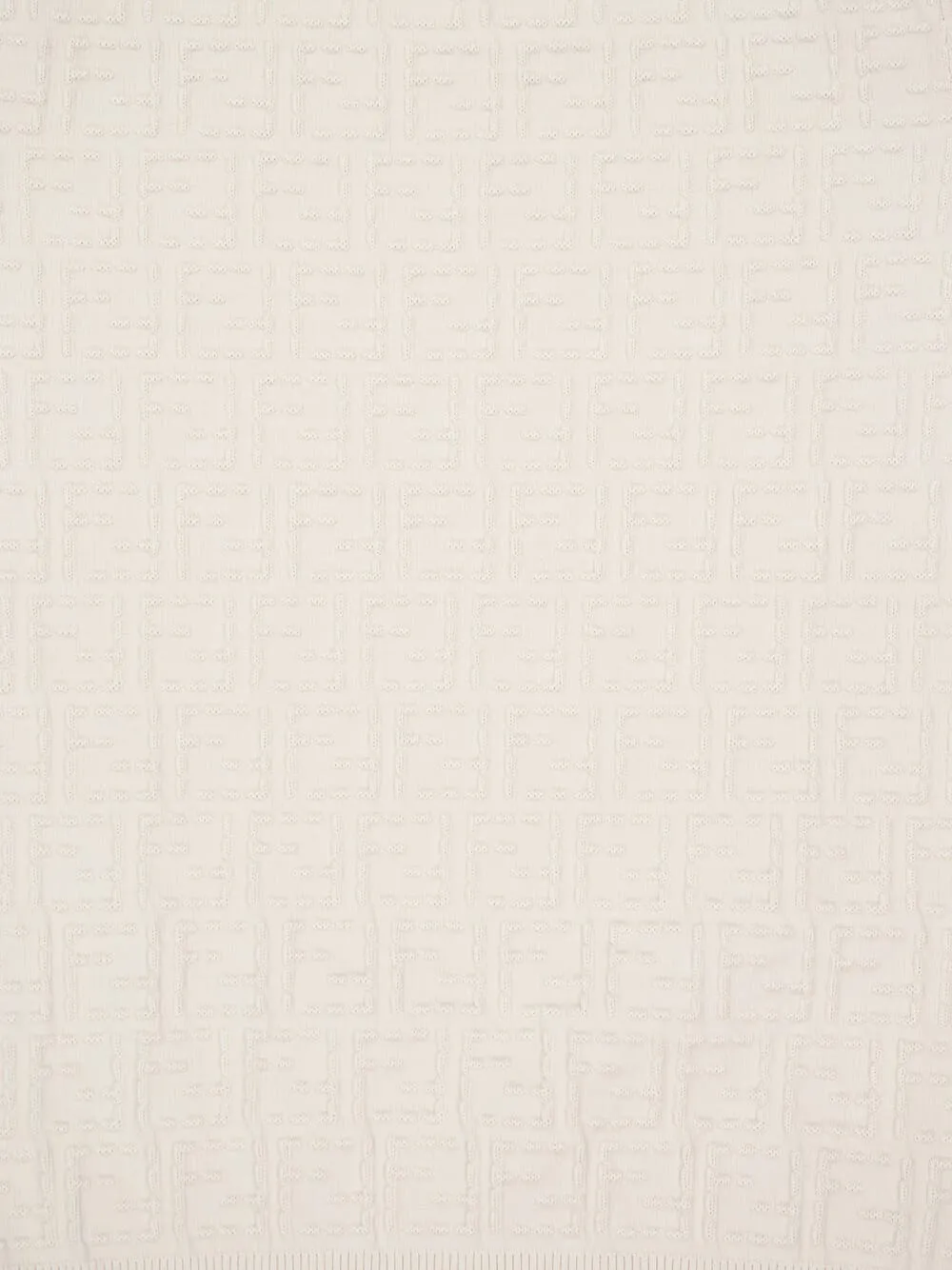 White FF Selleria Cotton Pullover