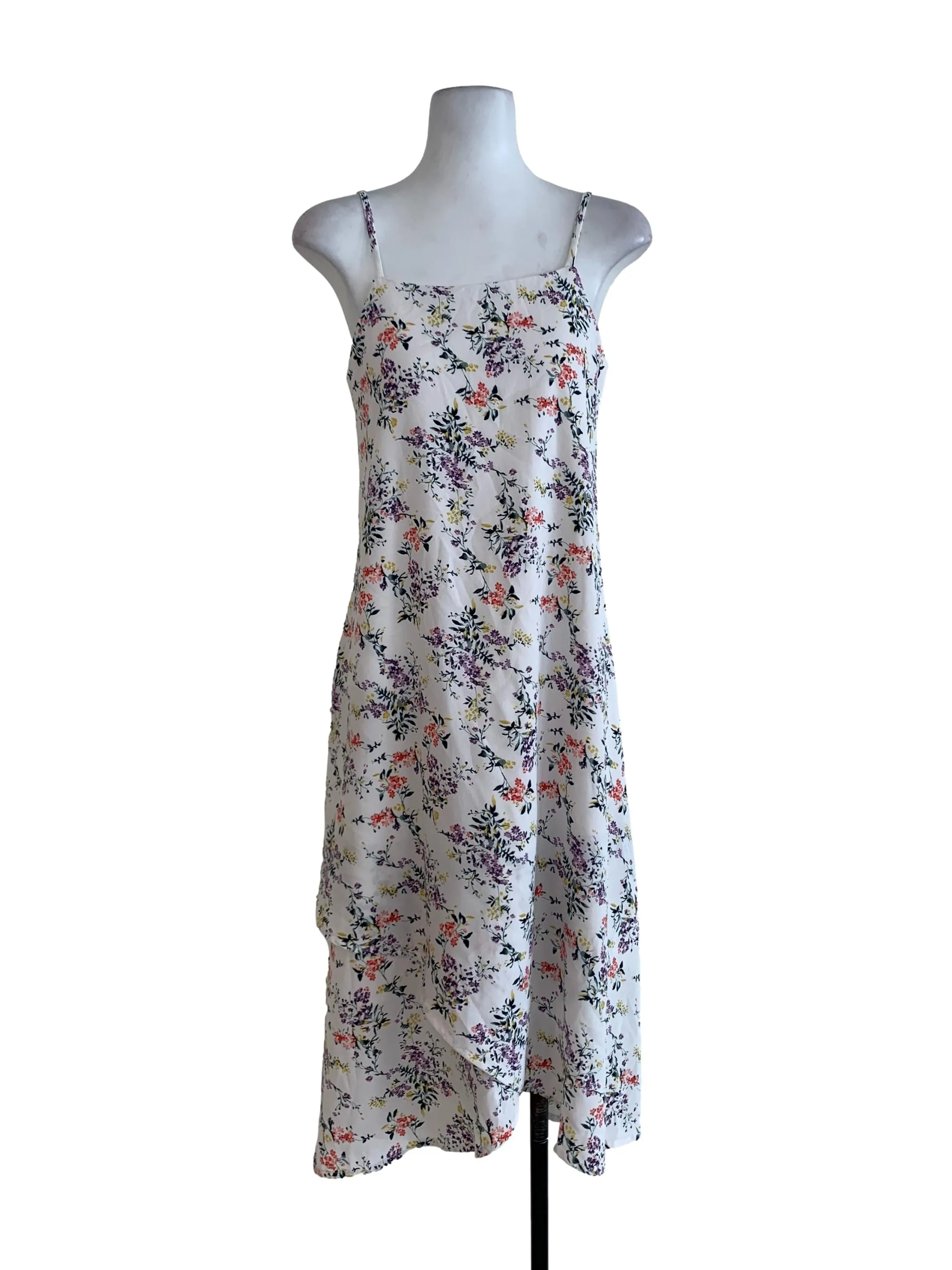 White Floral Sheath Dress