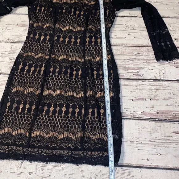 White House black market black lace dress
