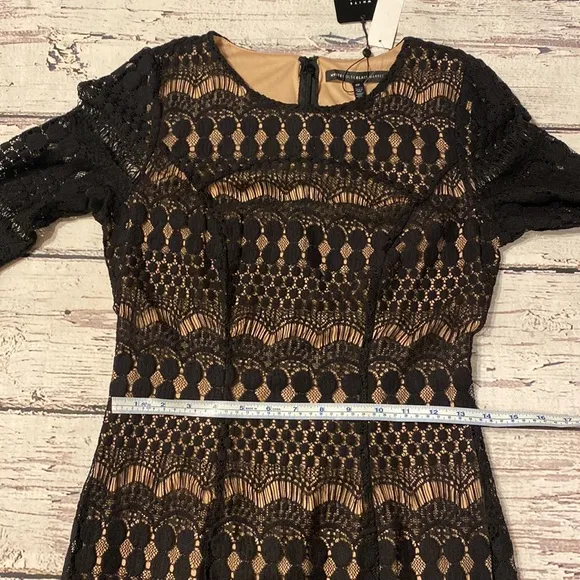 White House black market black lace dress
