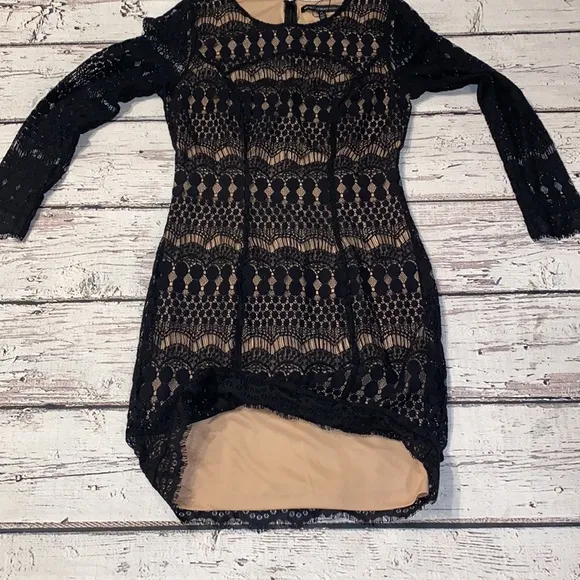 White House black market black lace dress