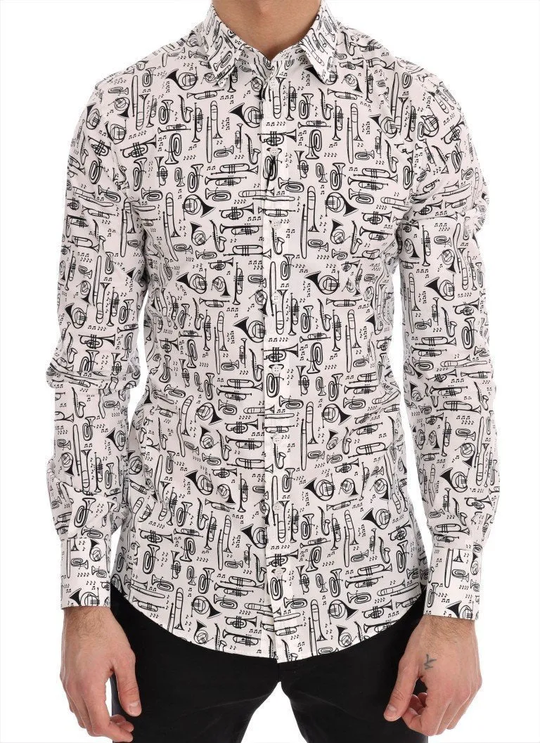 White JAZZ SICILIA Slim Shirt