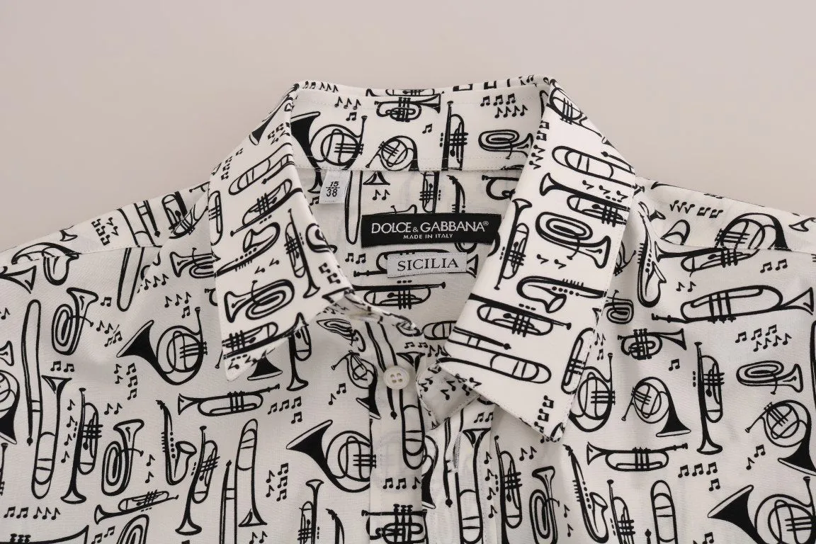 White JAZZ SICILIA Slim Shirt