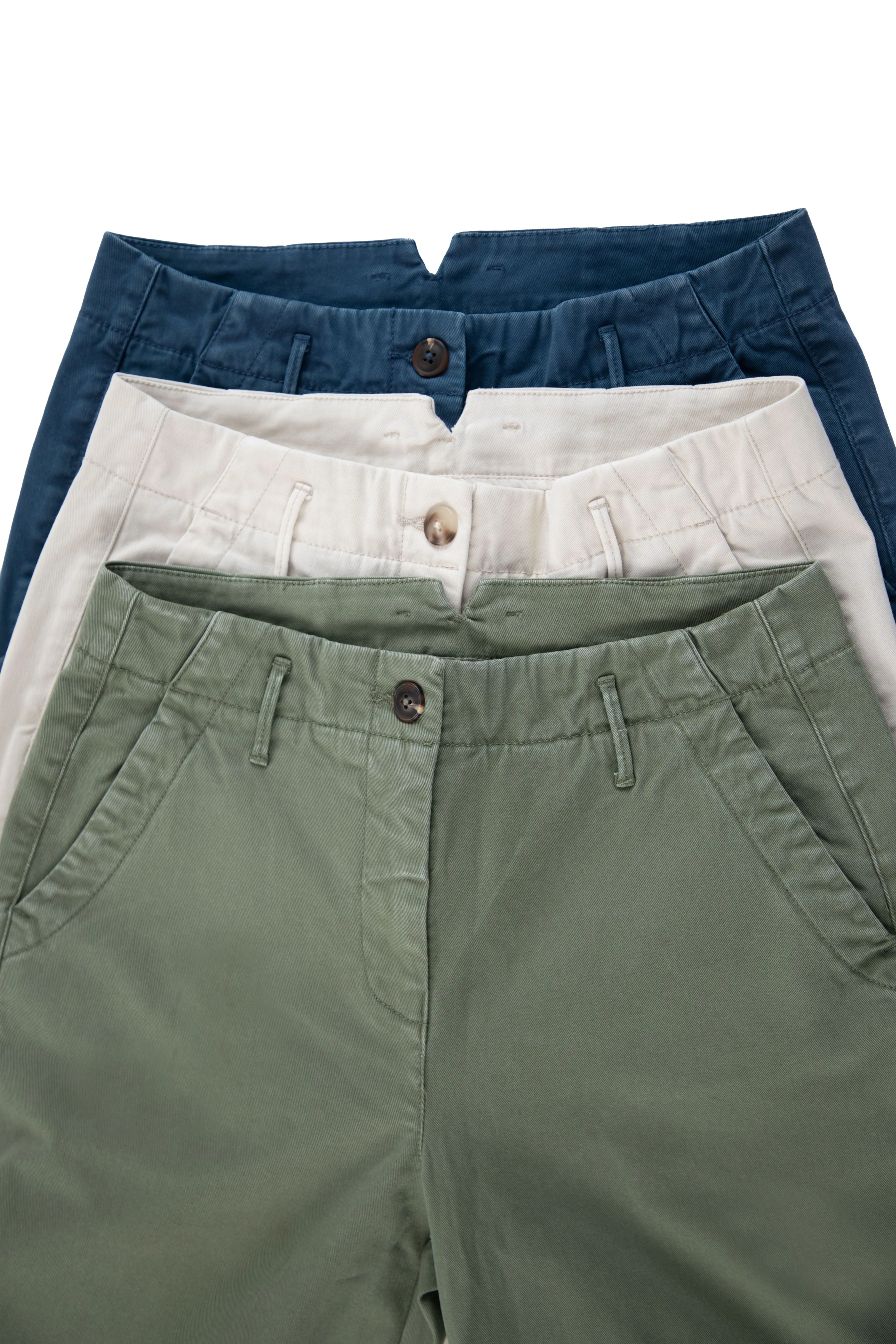 Wide Leg Stretch Chinos