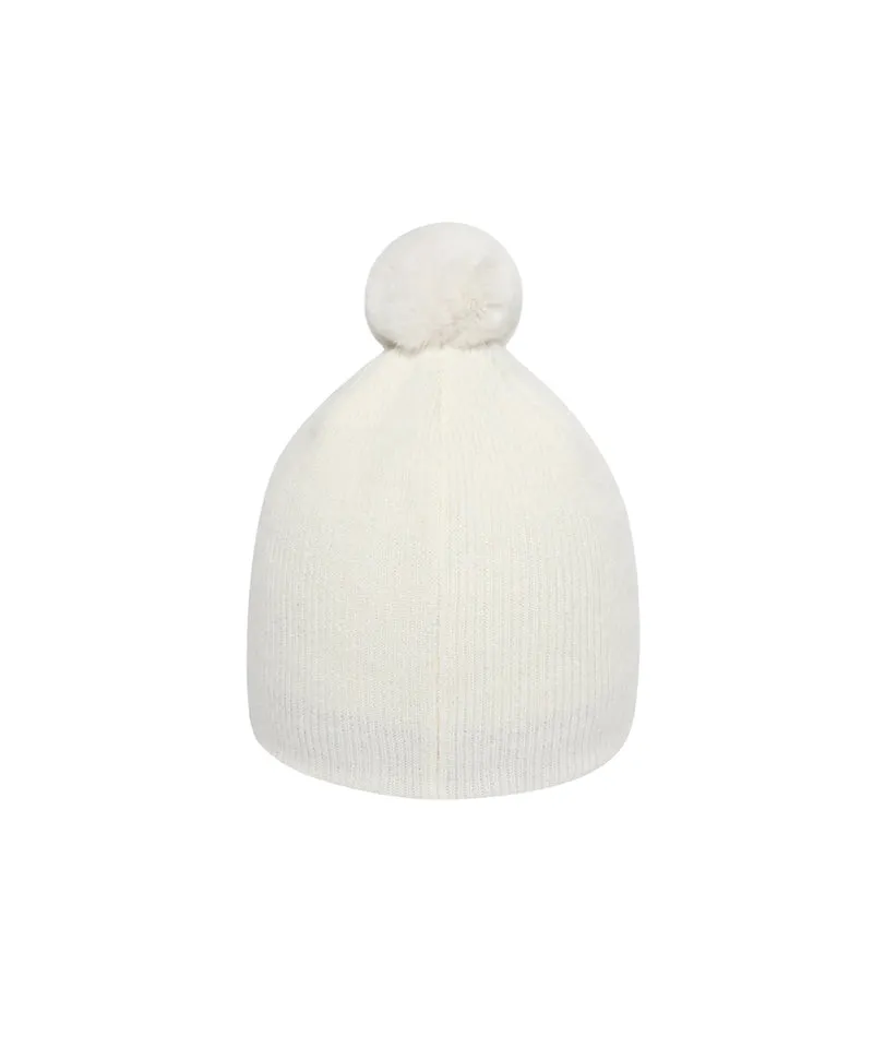 WideAngle: Co Knit Beanie Winter Cap L - Off-White
