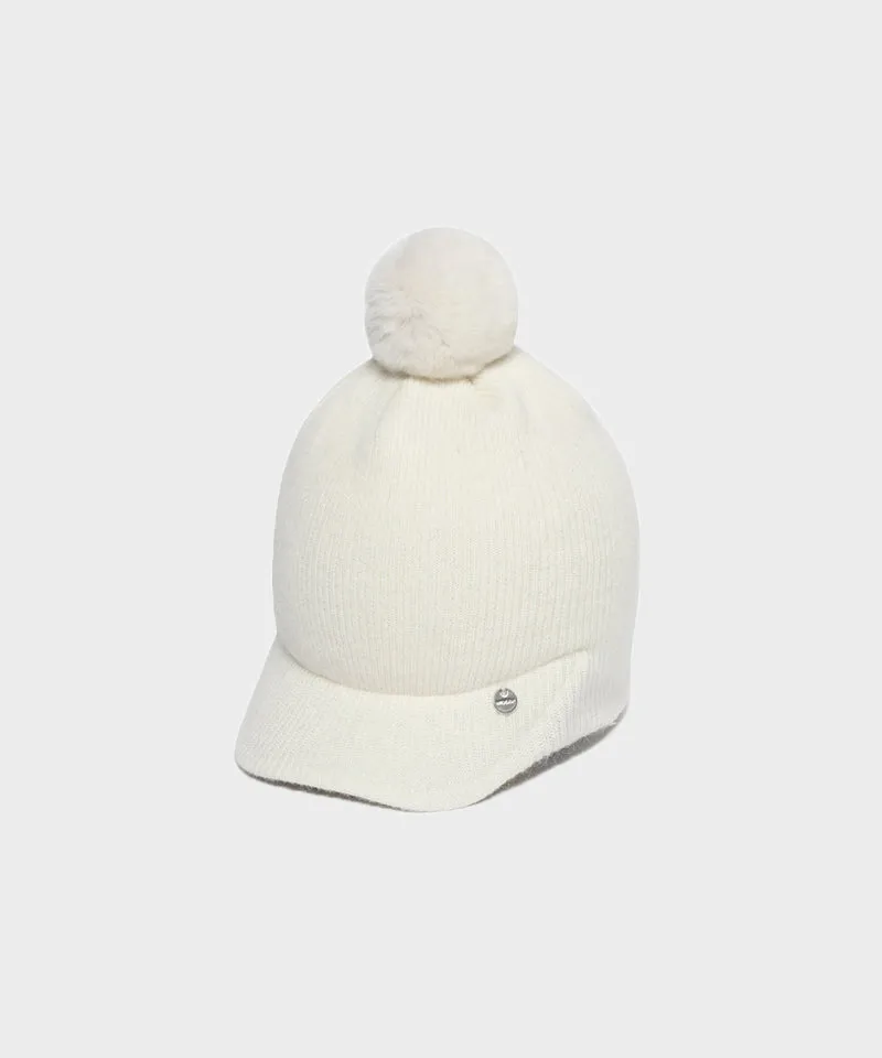 WideAngle: Co Knit Beanie Winter Cap L - Off-White