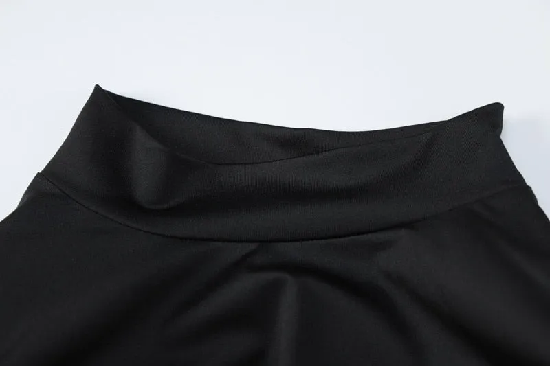 Women Black Long Sleeve Bodycon Midi Party Dress