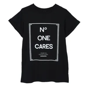 Women No One Cares Printed Tees