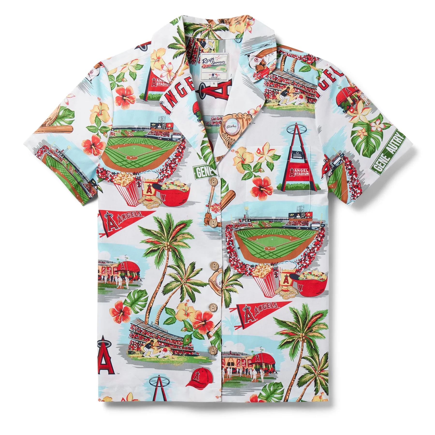 WOMEN'S LOS ANGELES ANGELS SCENIC CAMP SHIRT