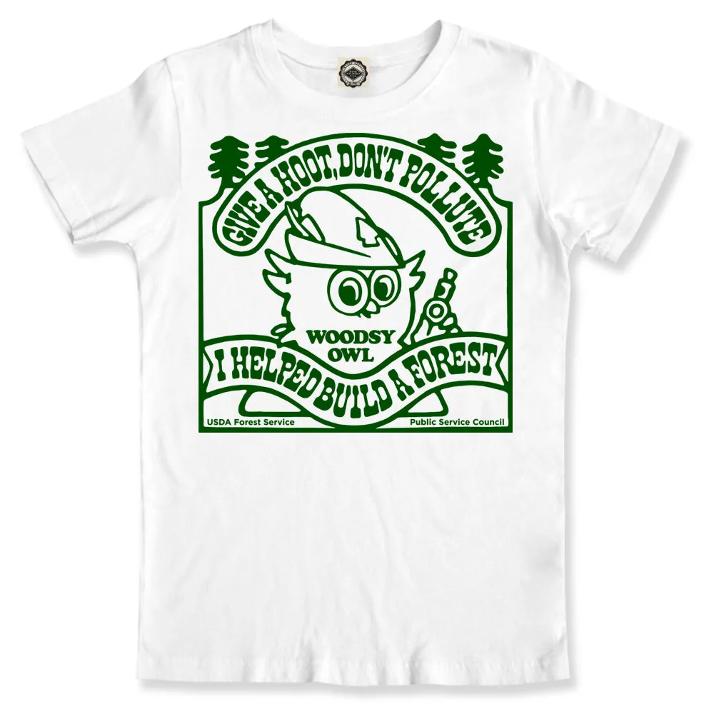 Woodsy Owl "I Helped Build A Forest" Men's Tee