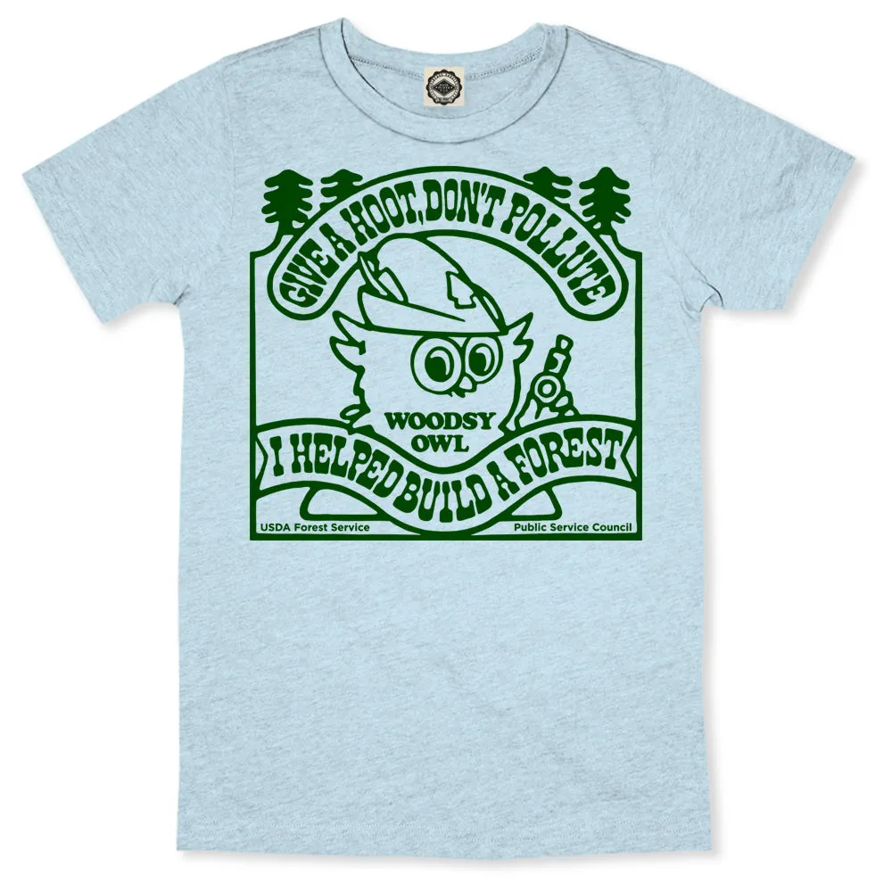 Woodsy Owl "I Helped Build A Forest" Men's Tee