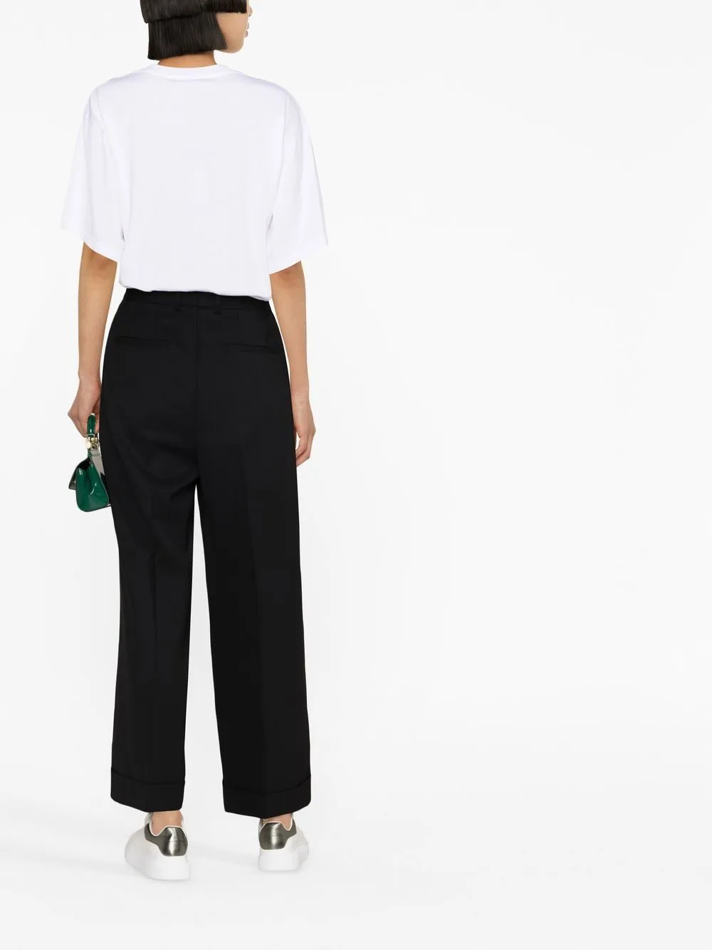 Wool blend culottes