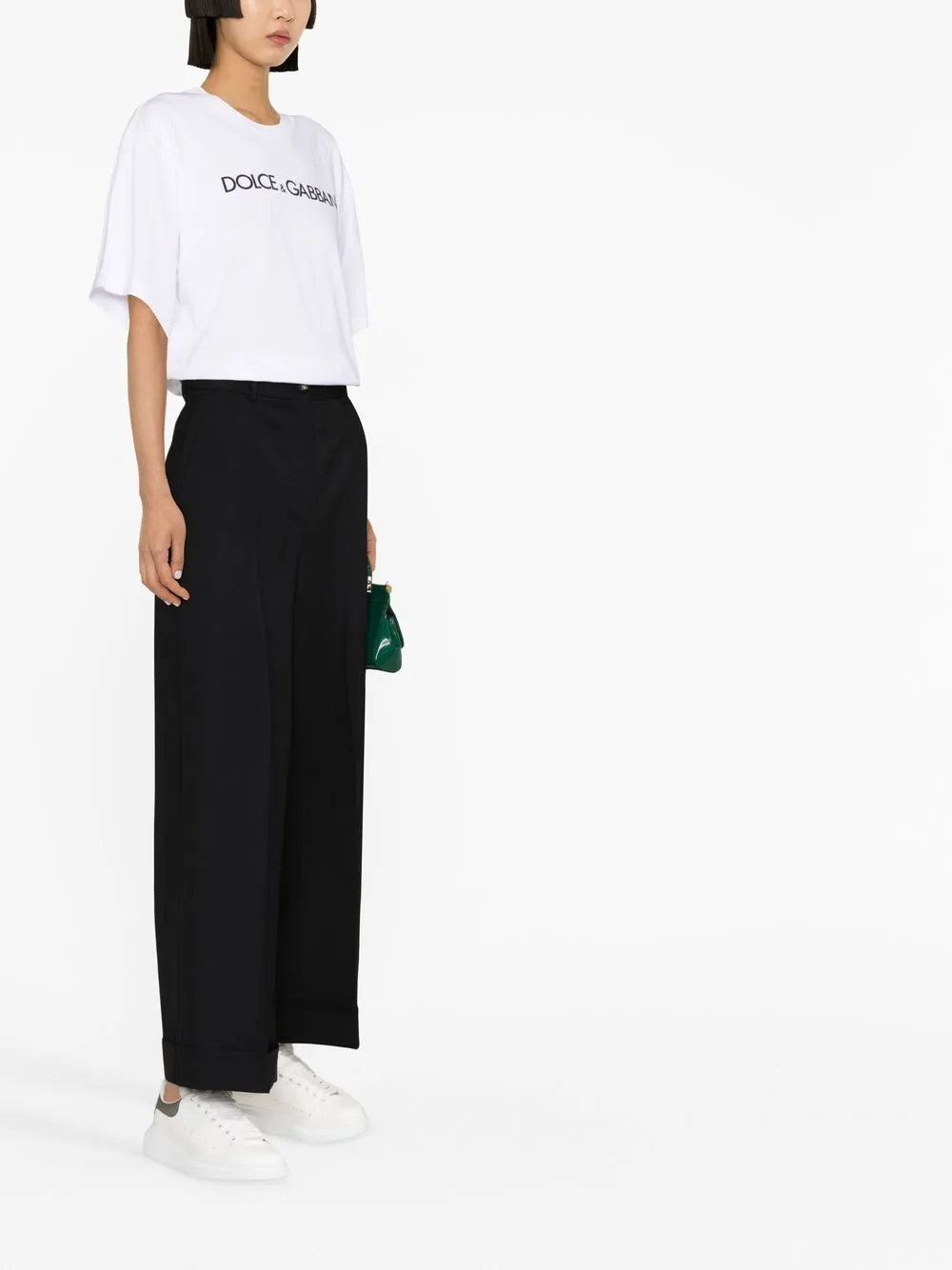 Wool blend culottes