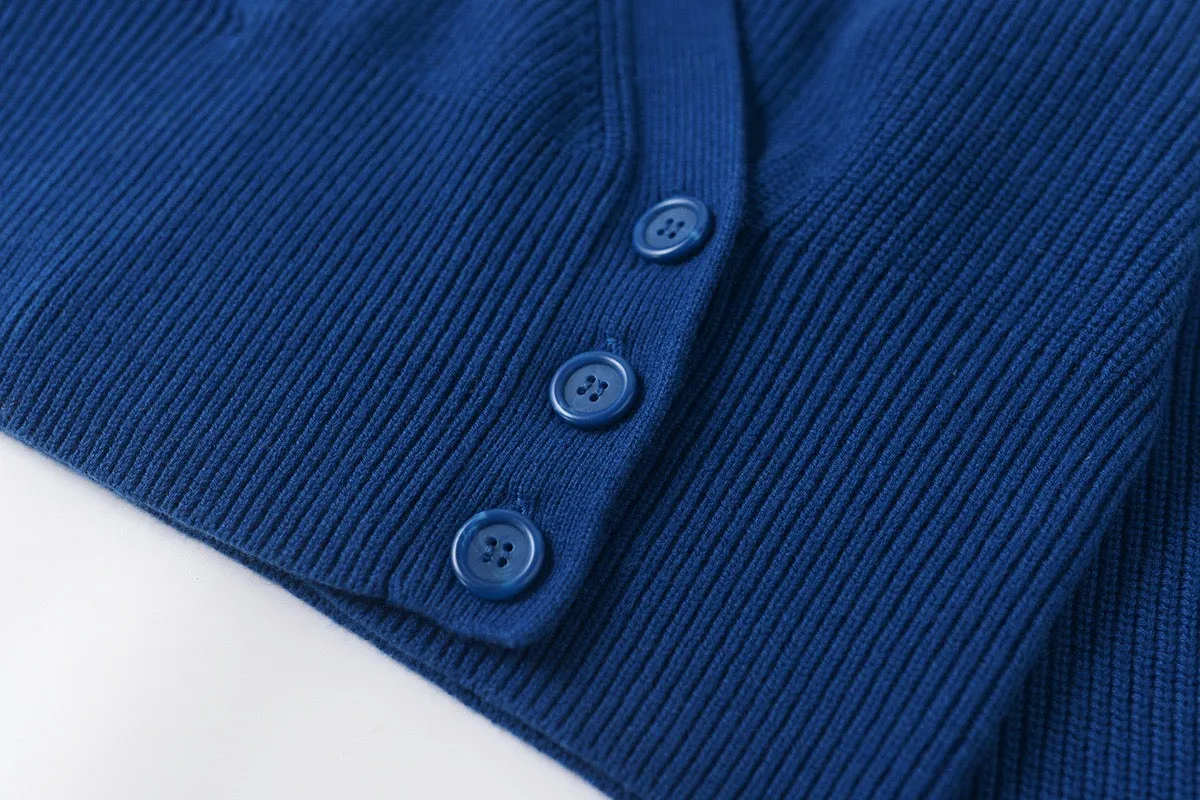 Wool Blend Wrap Cardigan