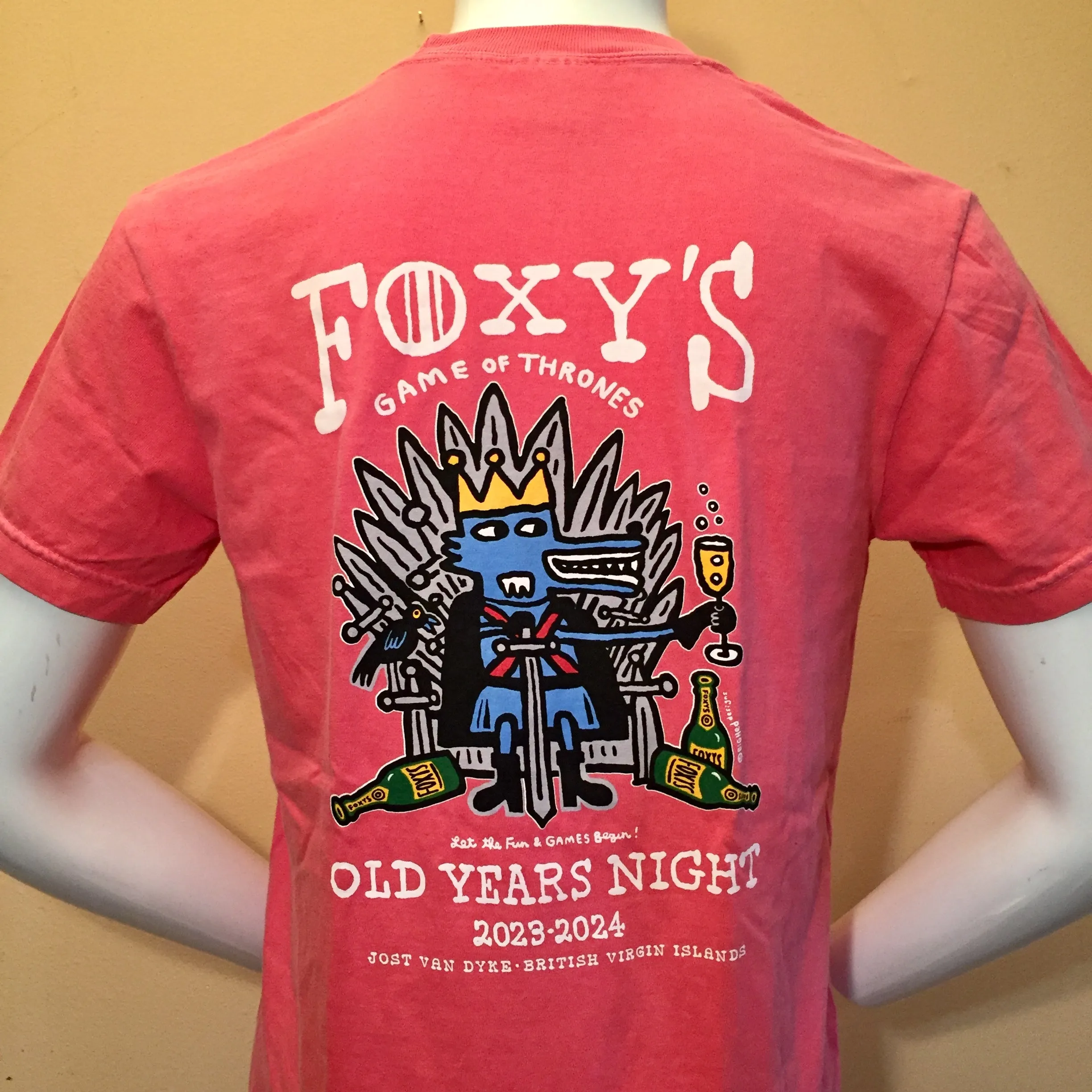 xFoxy's Old Year's Night 23-24 'Game of Thrones' Short Sleeve Tee