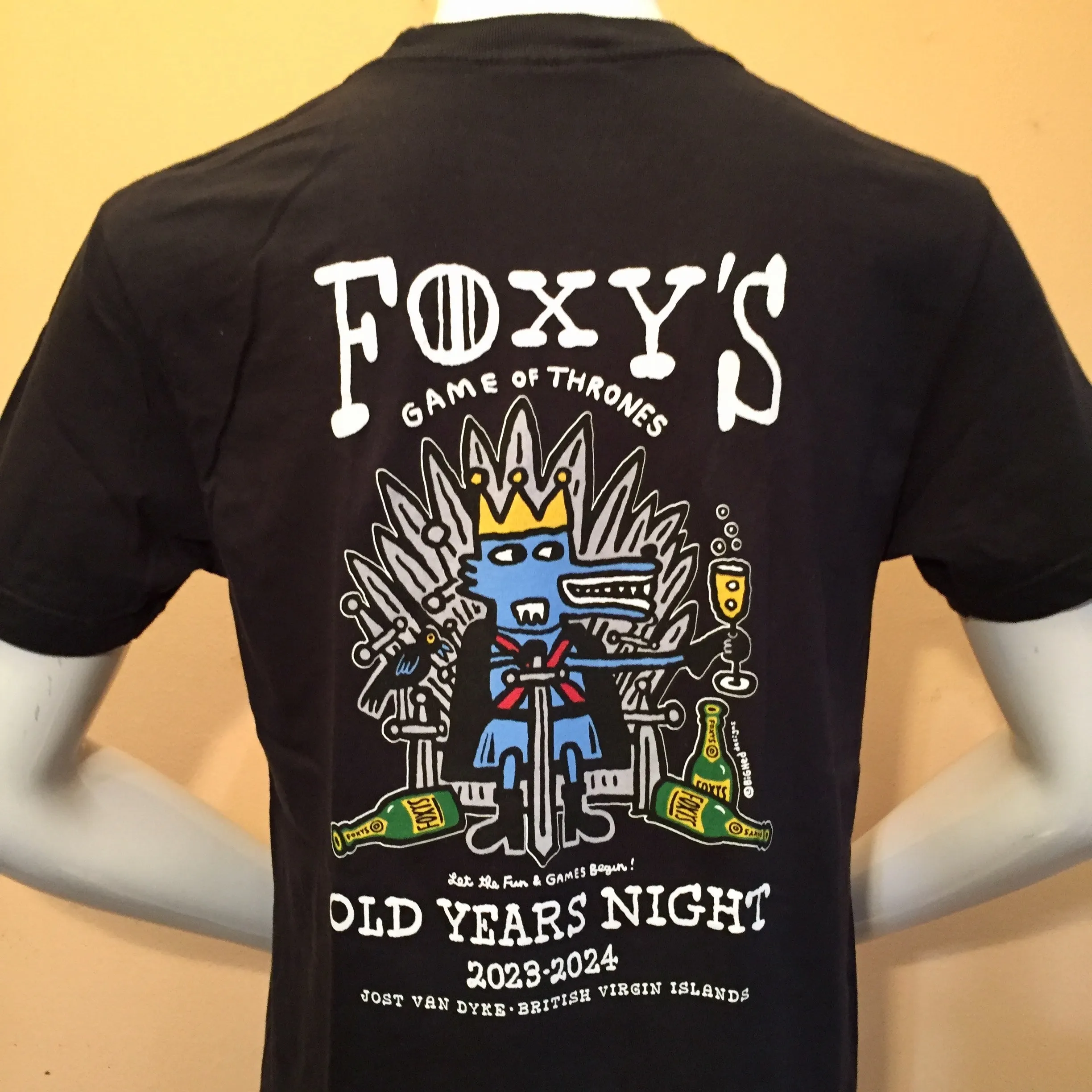 xFoxy's Old Year's Night 23-24 'Game of Thrones' Short Sleeve Tee