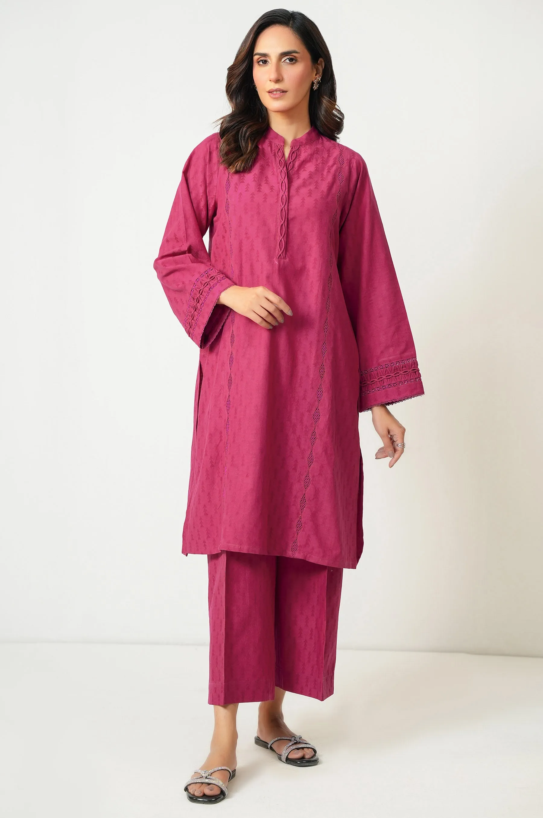Zeen - Stitched 2 Piece Stylized Dobby Suit