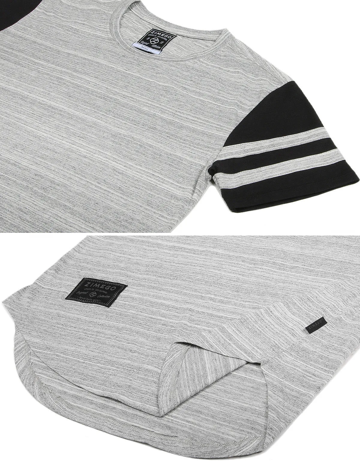 ZIMEGO Men's Vintage Color Dyed Short Sleeve Crew Neck Chest Pocket Henley Shirt